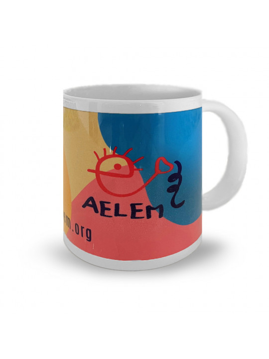 taza de cerámica AELEM. Ideal para desayunos